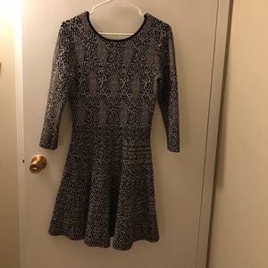 ZARA black and white dress